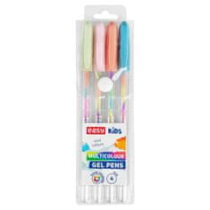 EASY Kids MULTICOLOUR Többszínű zselés tollak készlete, 4 db
