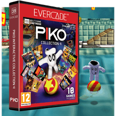 Blaze Evercade #39, Piko Interactive Collection 4, 10in1, Retro, Multi Game, Játékszoftver csomag