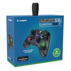 Snakebyte GamePad RGB X, Xbox Series X|S, Xbox One, PC, RGB lighting, Szürke, Vezetékes kontroller