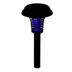 GRUNDIG Napelemes kerti LED UV lámpa a dög elűzéséhez 2 az 1-ben fekete