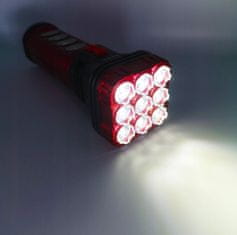 Hitelektro Aku. LED +COB napelemes zseblámpa 1200mAh USB