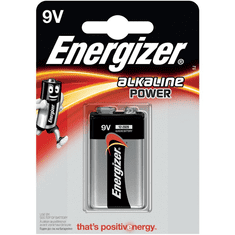 Energizer Batterie Alkaline Power -9V 6LR61 E-Block 1St. (E300127702)