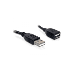 DELOCK USB Verl. A -> A St/Bu 0.15m sw (82457)