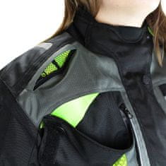 Cappa Racing Női moto textil dzseki FIORANO fekete / zöld S