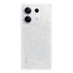 iSaprio Abstract Triangles 03 - white szilikon tok Xiaomi Redmi Note 13 5G