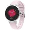 AMOLED Smartwatch DM70 – Silver - Pink