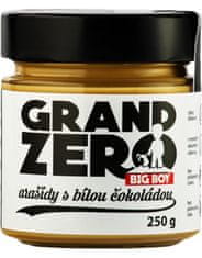 Big Boy Grand Zero fehér csokoládéval 250 g, földimogyoró-fehér csokoládé