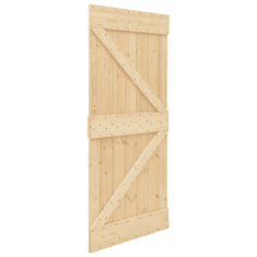 Vidaxl tömör fenyőfa ajtó 100 x 210 cm (289109)