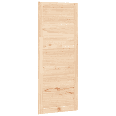 Vidaxl szürke tömör fenyőfa istálló stílusú ajtó 80x1,8x204,5 cm (824613)