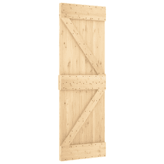Vidaxl tömör fenyőfa ajtó 70x210 cm (154427)