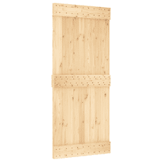 Vidaxl NARVIK tömör fenyőfa ajtó 90 x 210 cm (154433)