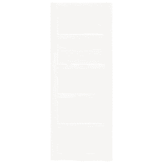 Vidaxl fehér tömör fenyőfa istálló stílusú ajtó 80x1,8x204,5 cm (824614)