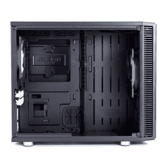 Fractal Design Define Nano S - Window táp nélküli ablakos ITX ház fekete (FD-CA-DEF-NANO-S-BK-W) (FD-CA-DEF-NANO-S-BK-W)