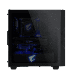 GIGABYTE Aorus C300 Glass fekete (GB-AC300G)