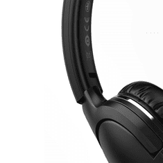 BASEUS Bluetooth sztereó fejhallgató, v5.0, mikrofon, 3.5mm, funkció gomb, hangerő szabályzó, zajszűrővel, összecsukható, teleszkópos fejpánt, Encok D02 Pro, fekete (130879)