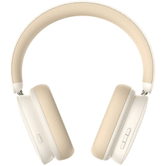 BASEUS Bluetooth sztereó fejhallgató, v5.2, mikrofon, funkció gomb, hangerő szabályzó, zajszűrővel, teleszkópos fejpánt, Bowie H1, fehér (G128888)