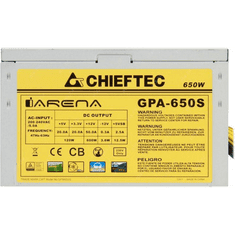 Chieftec 650W Tápegység iARENA (GPA-650S) OEM (GPA-650S OEM)