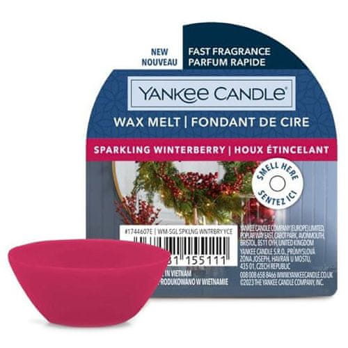 Yankee Candle Vonný vosk , Jiskrné zimní bobule, 22 g