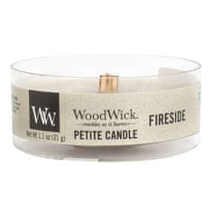 Woodwick Apró gyertya, Tűz a kandallóban, 31 g