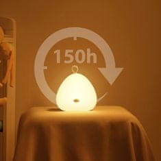 VAVA VA-CL1001 3.4W LED érintésvezérlésű akkumulátoros zenélő sárga éjszakai fény