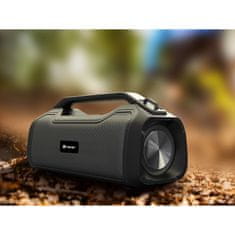Tracer BigBoy, 40 W RMS, RGB LED világítás, USB, Bluetooth, Vízálló, Hordozható, Vezeték nélküli hangszoró