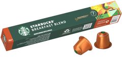 Starbucks Breakfast Blend by NESPRESSO Medium Roast Kávékapszula, 10 kapszula egy csomagban, 56g