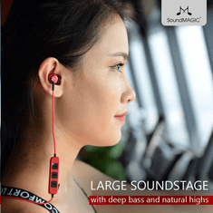 ES20BT In-Ear Bluetooth mikrofonos fülhallgató piros (SM-ES20BT-03) (SM-ES20BT-03)