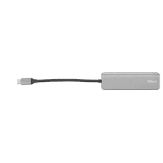 Trust Halyx Aluminium USB-C - 4-Portos USB-A 3.2 Hub (23328) (tr23328)