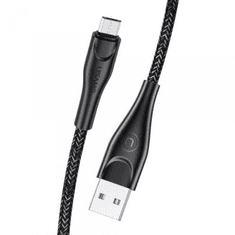 USAMS SJ393USB01 Micro-USB töltő és adat kábel fekete (SJ393USB01)