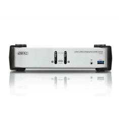 ATEN 2-Port USB 3.0 DisplayPort KVMP Switch + Cables