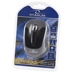 Esperanza TITANUM TORPEDO vezeték nélküli optikai egér fekete (TM104K) (TM104K)