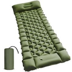 VIVVA® Kemping matrac, zöld felfújható matrac 197x57x7cm- es méretben, a legjobb matrac, olcsó matrac kempingezéshez | BUBIMAT 
