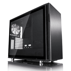 Fractal Design Define R6 Black TG Window Számítógépház - Fekete (FD-CA-DEF-R6-BK-TG)