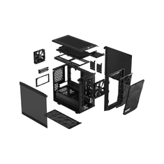 Fractal Design Meshify 2 Nano Számítógépház - Fekete (FD-C-MES2N-01)