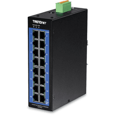 TRENDNET 16-Port Industr. Gigabit L2 Managed DIN-Rail Switch (TI-G160i)