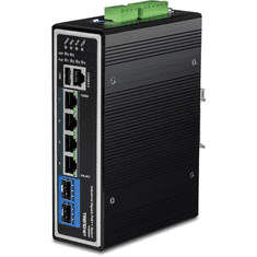 TRENDNET Switch 6-port Industrial Gbit L2 Managed PoE++ DIN (TI-BG62i)