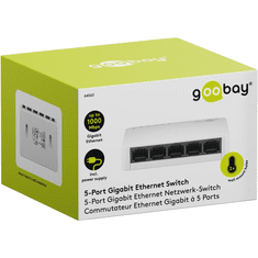 Goobay 5-Portos 1000 Mbit/s Gigabit Ethernet Switch (64563)