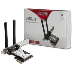 Inter-tech Inter-Tech Wi-Fi 4 PCIe Adapter DMG-31 2T2R Antenne 300Mbps retail (88888147)