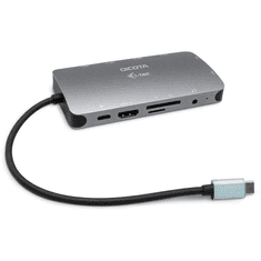 DICOTA USB-C Portable 10-in-1 Docking Station HDMI/PD 100W (D31955)