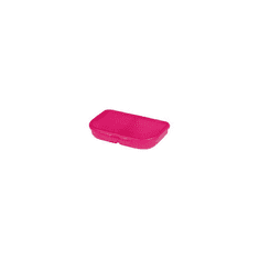 Brotdose Pink 23x15.5x4cm 2tlg. Push-Verschluss (11415296)
