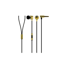 Schwaiger Headset In-Ear "eckig", Metall, Gold (KH410G531)