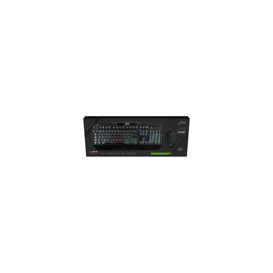 MediaRange Gaming-Set Tastatur 104 Tasten + Maus 6-Tasten (MRGS102)
