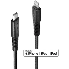 Lindy 1m verstärktes USB Typ C an Lightning Ladekabel (31286)