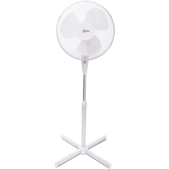 Alfda Stand-Ventilator,40cm,3 Geschw.,3 Blätter weiß (ASV40W)