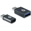 Conceptronic Adapter USB-C -> USB3.0+Micro USB 2er-Pack gr (DONN04G)