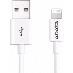 A-Data ADATA USB->Lightning Ladekabel für Apple (A-to-LT) (White) retail (AMFIPL-1M-CWH)