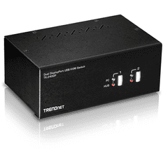 TRENDNET KVM 2-Port Displayport Switch mit Audio USB 2.0 Hub (TK-240DP)