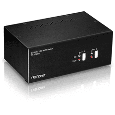 TRENDNET KVM 2-Port DVI USB Switch mit Audio USB 2.0 Hub (TK-232DV)