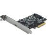 Inter-Tech PCIe Adapter Karte ARGUS KC-008, PCIeX4->USB3.2 retail (88885529)