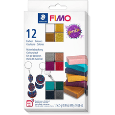 FIMO Mod.masse Effect Sparkle 12er-Set Glitter retail (8013 C12-4)